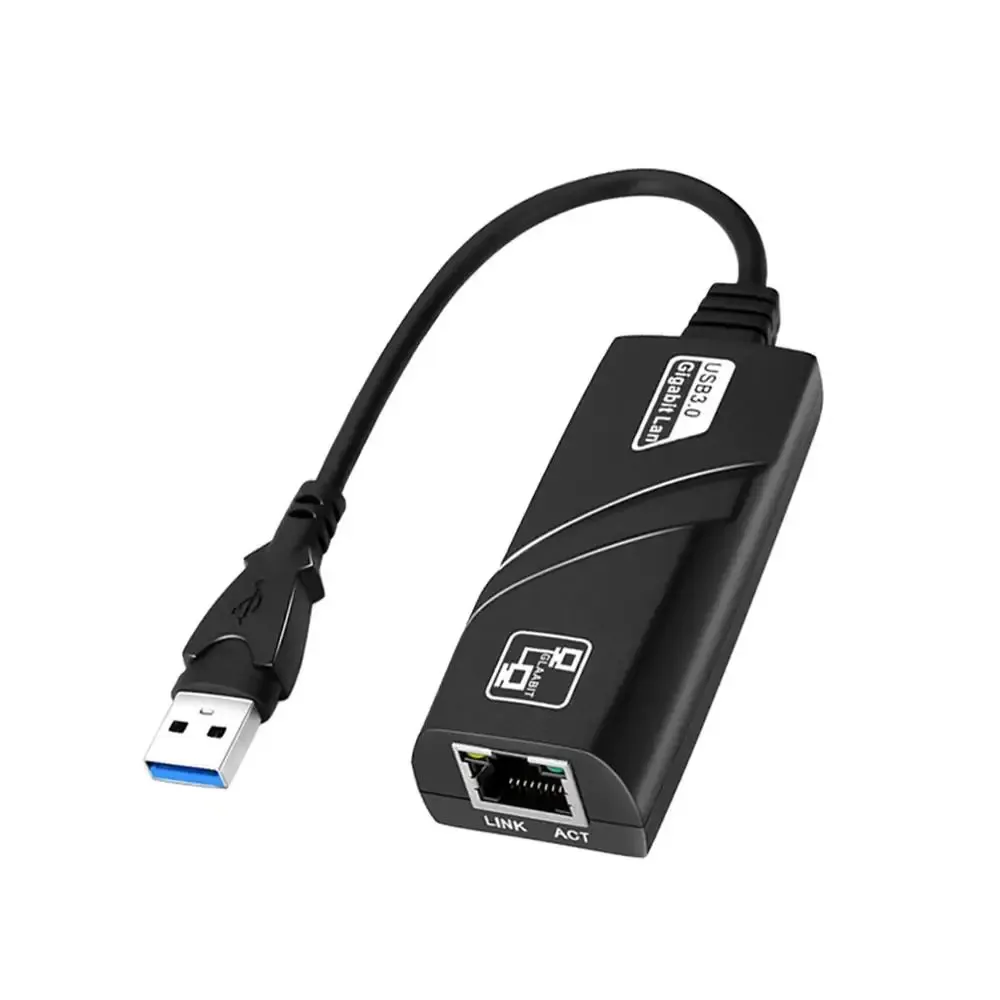 10/100/1000Mbps Wired USB 3.0 Type C USB To Rj45 Lan Ethernet Adapter - Billede 3