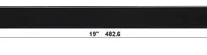 BLANK PANEL TIL RACK SKAB Z19-1U